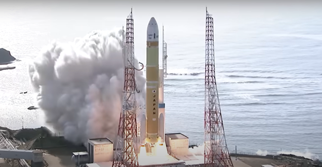 H3ロケット試験機2号機の発射の様子(JAXA公式Youtubeチャンネルより)
