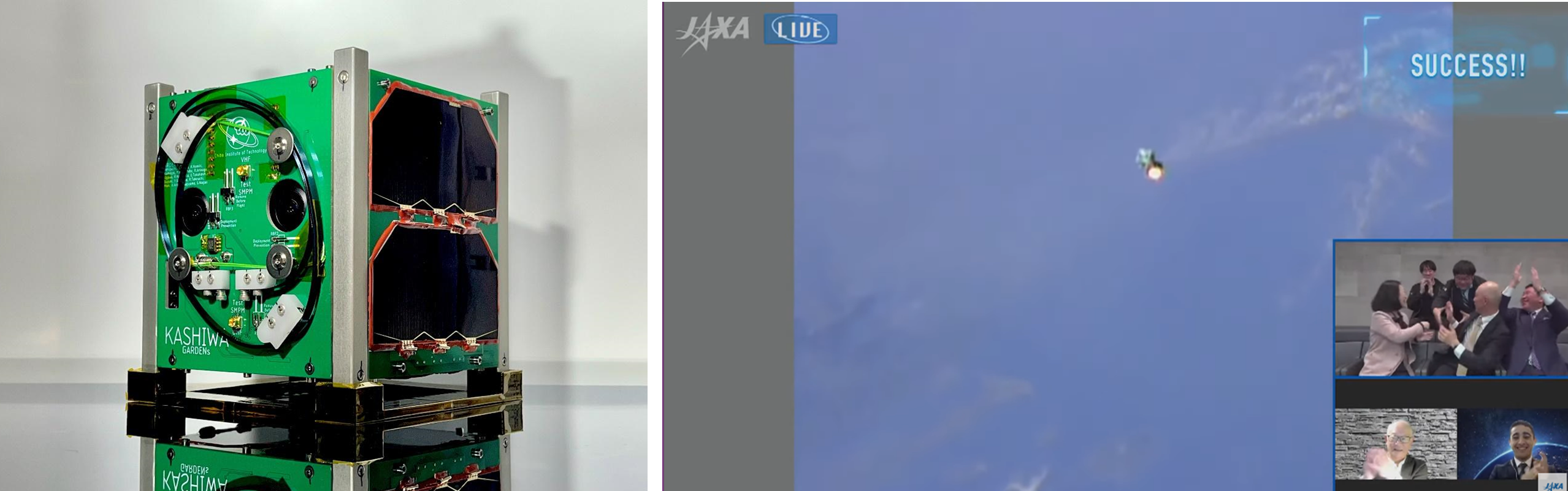 千葉工業大学の生徒らが開発に携わった人工衛星「KASHIWA」がISSからの放出に成功高度技術者育成プログラムによる教育プロジェクトで技術支援に加え、打上げまでを一貫してサポート