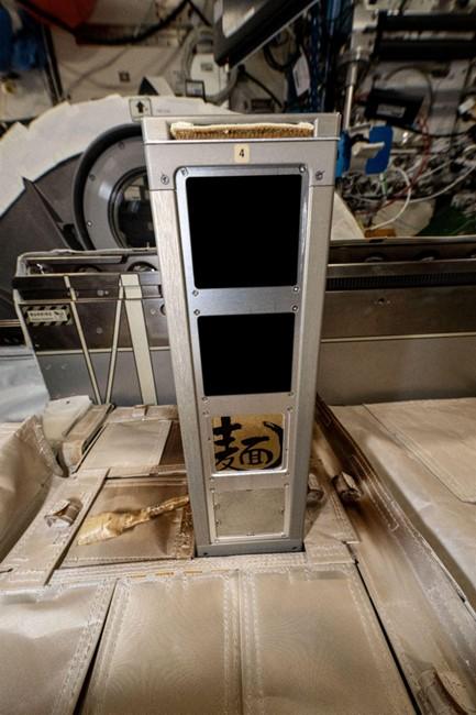 宇宙空間からISS(国際宇宙ステーション)船内に取り入れられた様子(提供=JAXA/NASA)